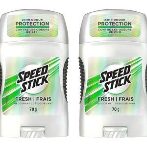 2 X Speed Stick Men's Deodorant Stick Active Fresh
